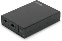 RP10000 BLACK, Внешний аккумулятор HIPER RP10000 Li-Ion 10000mAh 2.1A+1A 2xUSB черный