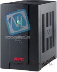 Источник бесперебойного питания Back-UPS, 660Вт/1.1кВА, 230В, BX1100CI-RS
