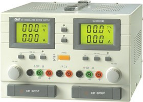 QJ3003X III, Источник питания, 0-30V-3Ax2;5V3A 2xLCD
