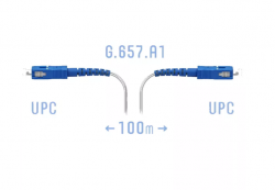 Патчкорд оптический FTTH SC/UPC, кабель 604-02-01W, 100 метров