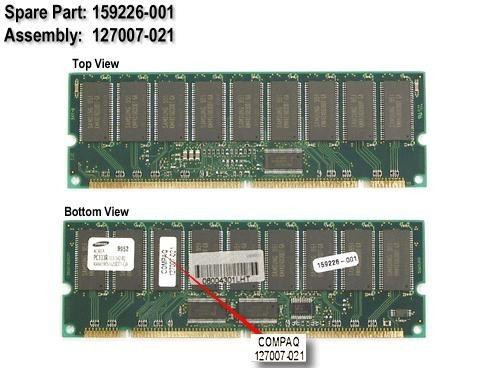 Модуль памяти HP 159226-001 128MB 133MHz ECC SDRAM buffered DIMM-159226-001(NEW)