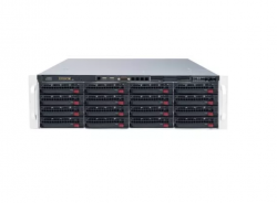Видеосервер Линия NVR-128 Linux SuperStorage. Количество каналов: видео - 128, аудио - 128; до 16 HDD