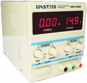 Master1502D (HY1502D), Источник питания 0-15V-2А