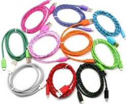 pl1295, USB кабель Pro Legend Iphone 5, 6s, 8 pin, текстиль, белый, 1.4 м