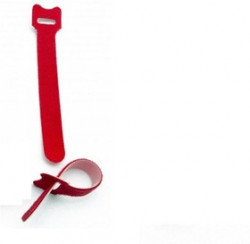 PL9605, Хомут-липучка (стяжка) 150мм х 12мм, 10 шт / 1 цвет / красный