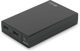 RP12500 BLACK, Внешний аккумулятор HIPER RP12500 Li-Ion 12500mAh 2.1A+1A 2xUSB черный