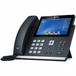 IP-телефон SIP-T48U, цветной сенсорный экран, 2 порта USB, 16 аккаунтов, BLF, PoE, GigE, без БП