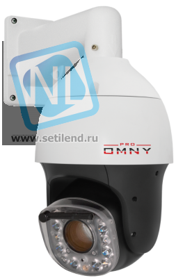 Проектная поворотная IP камера OMNY FSM2A x30 2.0Мп с 30х оптическим увелич., c ИК подсветкой, наст. и потол. кронтш в компл., 10/100BASE-TX, PoE 60Вт