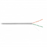 Кабель ULAN U/UTP 2 пары, Кат.5, внутренний, PVC, одножильный, 100МГц, серый, 305м
