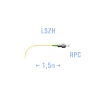 Пигтейл FC/APC SM (0.9) 1.5 m