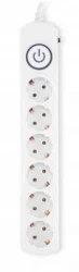 Сетевой фильтр Ippon BK-6-EU-5-16-W 5м (6 розеток) белый (коробка)
