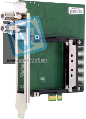 Карта 2-тюнерного приемника DVB-S2 c 2 CI слотами PCIe