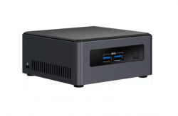 Платформа Intel NUC kit,Core i3-7100U Dual Core 2.40GHz, 2x DDR4 1.2V SODIMM (max 32GB), 2.5" HDD/SSD + NVMe/SATA M.2 SSD (80mm), Intel 4K HD Graphics 640 (Dual HDMI 2.0a (4K 60Hz, HDR), w/HDCP2.2), 7.1 Audio via HDMI/DP, (2+2)xUSB 3.0, 1xLAN GbE, WiFi 82