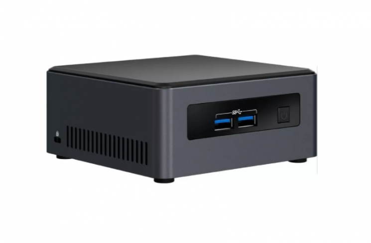 Платформа Intel NUC kit,Core i3-7100U Dual Core 2.40GHz, 2x DDR4 1.2V SODIMM (max 32GB), 2.5" HDD/SSD + NVMe/SATA M.2 SSD (80mm), Intel 4K HD Graphics 640 (Dual HDMI 2.0a (4K 60Hz, HDR), w/HDCP2.2), 7.1 Audio via HDMI/DP, (2+2)xUSB 3.0, 1xLAN GbE, WiFi 82