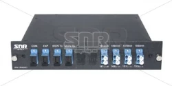 Мультиплексор CWDM одноволоконный 4-х канальный, (trx:1610-1550, 1470-1530), Monitor, UPG