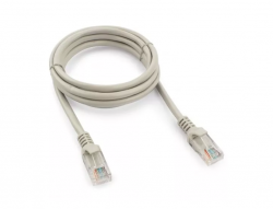 Патч-корд UTP Cablexpert PP12-1.5M кат.5e, 1.5м, литой, многожильный (серый)