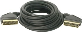 411-055, Шнур Scart-Scart 21pin 5.0м