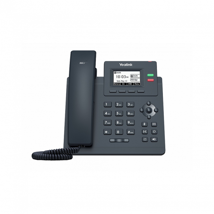 IP-телефон Yealink SIP-T31, 2 аккаунт, БП