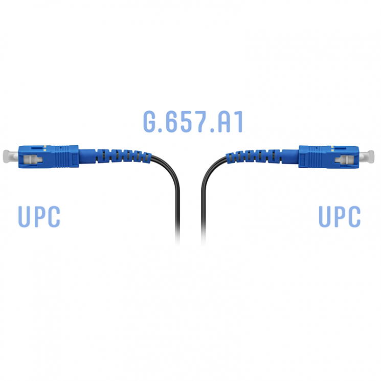 Патчкорд оптический FTTH SC/UPC, кабель 604-02-01, 80 метров