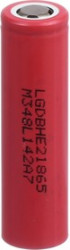 ICR18650HE2(LGDBHE21865), Аккумулятор Li-ion, 2500mAh, 20А, 3.7V высокотоковый (18.5х65.2мм)
