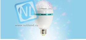 601-253, Лампа светодиодная (светомузыка) 6Вт, 3 цвета