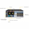 Платформа Supermicro 1U SYS-1029GQ-TRT, до двух процессоров Intel Scalable, DDR4, 4x2,5" HDD SATA, 2x10Gbase-T, до четырех графических ускорителей