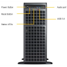 Платформа Supermicro 1U SYS-1029GQ-TRT, до двух процессоров Intel Scalable, DDR4, 4x2,5" HDD SATA, 2x10Gbase-T, до четырех графических ускорителей