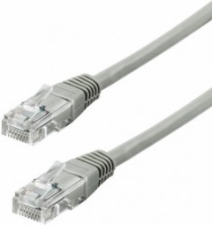 18-1010-6, Патч-корд UTP кат. 5e, длина 15 метров, неэкранированный, серый