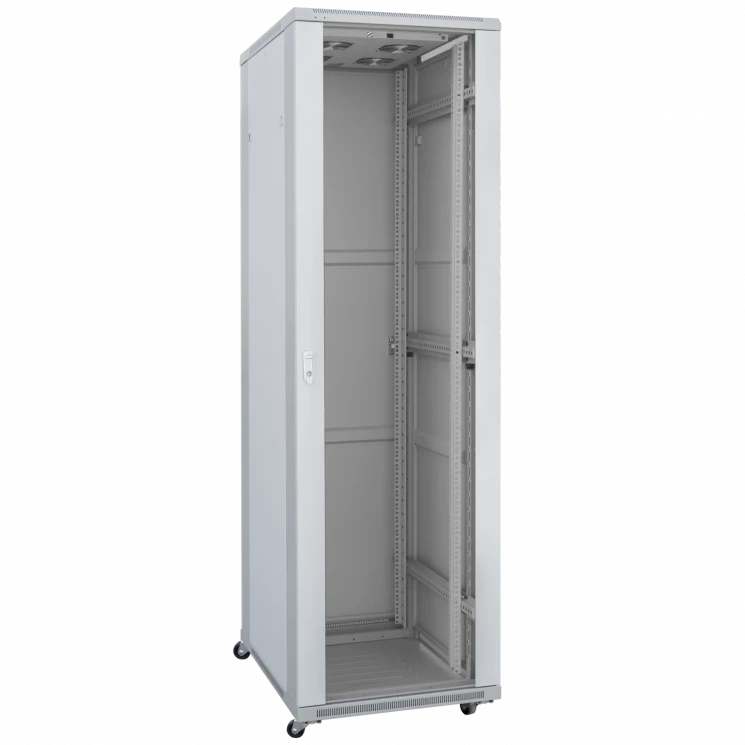 Шкаф телекоммуникационный напольный 22U 600x600мм, серия TFC (SNR-TFC-226060-GS-G-SF)