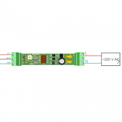 Датчик напряжения на DIN рейку с аналоговым выходом "Phase Analyser-DIN"