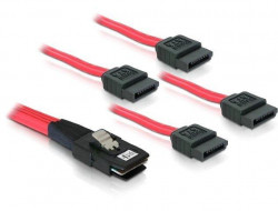 Кабель 3Ware CBL-SFF8087OCF-10M Кабель данных SATA, длина 100см,наконечники: SFF8087(контроллер)-на 4*SATAдиска-CBL-SFF8087OCF-10M(NEW)