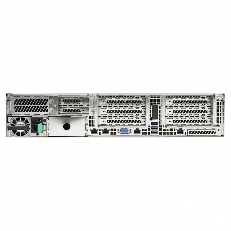 Серверная платформа Intel R2224WFTZSR 2U, до двух процессоров Intel Scalable, 24xDDR4, 24x2.5 HDD, 2x10Gb Base-T, 2xM.2 PCI-Ex4, 2x1300W PSU