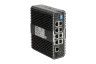Неуправляемый промышленный 8 портовый PoE коммутатор POWERTONE PUS-TS08GL-BTi c 4 портами до 90Вт