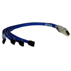 Кабель 3Ware CBL-OCF-18 Кабель данных SATA, длина 45см, наконечники: SFF8470(контроллер)-на 4*SATAдиска-CBL-OCF-18(NEW)