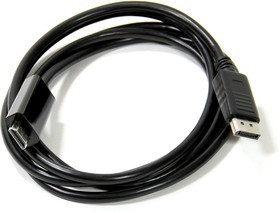 PL1112, Кабель DisplayPort M - HDMI M, 1.8 м