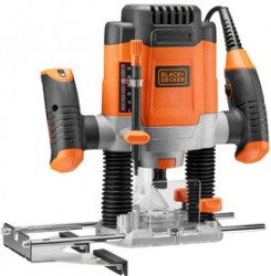 Фрезер BLACK & DECKER KW1200EKA-QS 1200Вт, регулировка скорости, цанги (3 шт.)