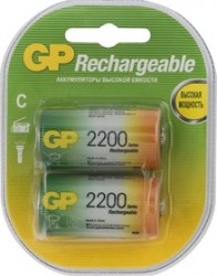 220CH (HR14/C), Аккумулятор никель-металлгидридный NiMH 2200mAh (2шт) 1.2В