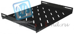 Полка выдвижная для шкафов 19" глубиной 900мм, черная (470*650*48)