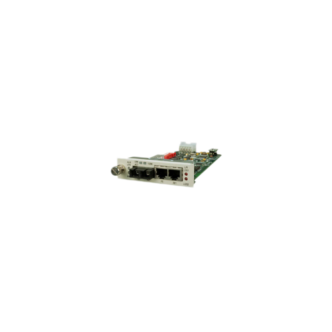 Карта 2xE1, 1xFE, встроенный трансивер для установки в шасси RC001-1