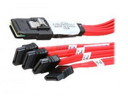 Кабель 3Ware CBL-SFF8087OCF-05M Кабель данных SATA, длина 50см, наконечники: SFF8087(контроллер)-на 4*SATAдиска-CBL-SFF8087OCF-05M(NEW)