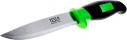 Нож универсальный TESLA KU-1 лезвие из нержавеющей стали, рукоятка из пластмассы, в ножнах