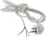 Шнур 1м с вилкой (S22) ПВС-ВП 3х1.5мм (белый)