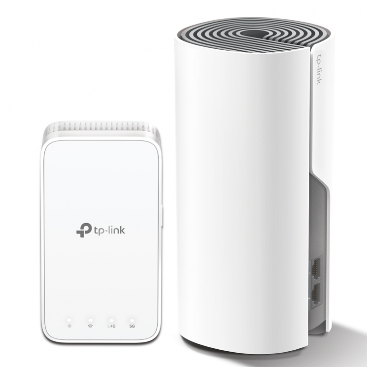 Комплект - Беспроводной маршрутизаитор AC1200 Домашняя Mesh Wi-Fi система Deco E3 (2 устройства)
