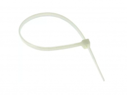 Хомут кабельный 2.5х160 нейл. бел. (уп.100шт) EKF plc-c-2.5x160