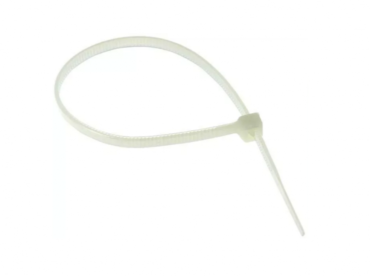 Хомут кабельный 2.5х160 нейл. бел. (уп.100шт) EKF plc-c-2.5x160