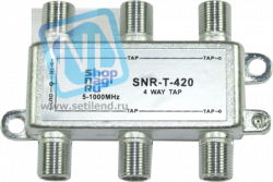Делитель абонентский SNR-T-610, на 6 отводов, вносимое затухание IN-TAP 10dB.