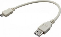 18-1162, Шнур micro USB (male) - USB-A (male) 0.2м