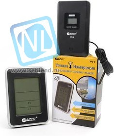 GARIN Точное Измерение WS-2 термометр-гигрометр- часы-дата-фазы Луны с внешним датчиком, Метеостанция