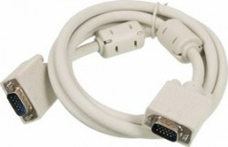 Кабель SVGA NINGBO CAB016S-06F VGA HD15 (m) - VGA HD15 (m) ферритовый фильтр 1.8м