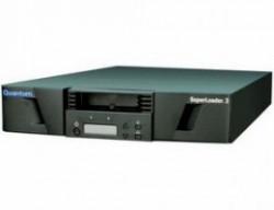 Ленточная система хранения Quantum ER-SL1AA-YF SuperLoader 3, one DLT VS160 tape drive, eight slots, LVD SCSI, rackmount, barcode reader-ER-SL1AA-YF(NEW)